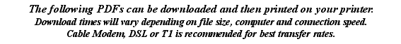 The following PDFs can be downloaded and then printed on your p